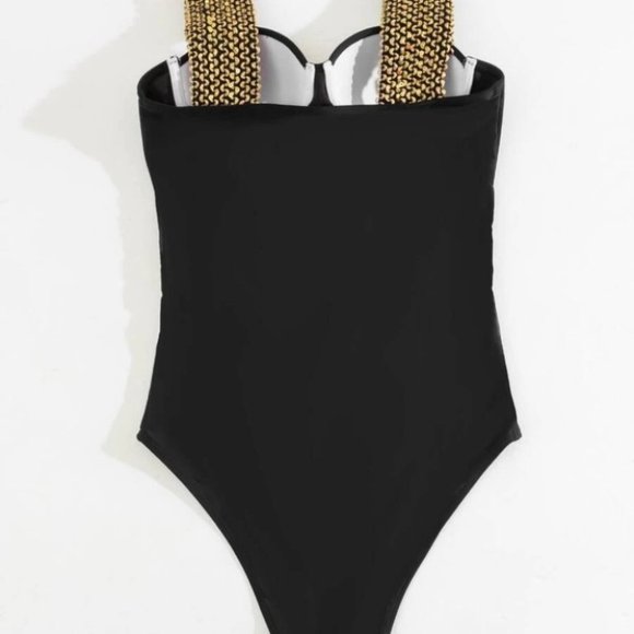 Push Up One Piece Swimsuit - Picture 4 of 8